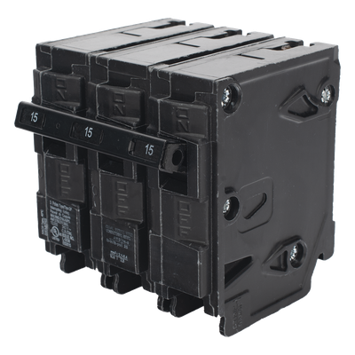 Interruptor Automático Enchufable / 3 Polos / 15 A / 240 V AC / Capacidad Interruptiva 10 kA / UL 489 / Distribución Trifásica