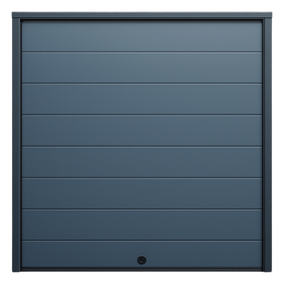 Puerta de Garage / Estilo Americano / Aislada / 12x7 pies / Acabado Deluxe / Línea Central / Gris