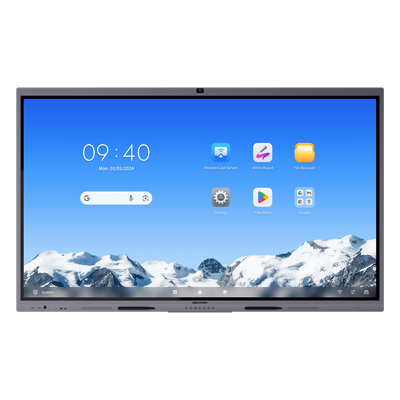 Pantalla Interactiva / 75" / 4K UHD / 50 Puntos Táctiles / Android 14 EDLA / Cámara Web 8 MP / Audio 70 W / NFC / 178° Ángulo de Visión