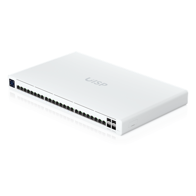 Switch Administrable PoE / 24 Puertos GbE / 4 SFP+ 10G / PoE Pasivo 27 V 220 W / Pantalla Táctil 1.3"