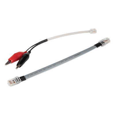 Cables de Repuesto para Probador de Red / Tone & Probe / RJ45-RJ45 / RJ11-Cocodrilo / 5.9'' (15 cm) / PVC-Policarbonato