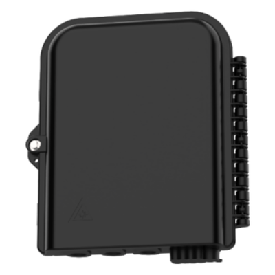 Caja de Empalme FTTx / 24 Fusiones / Splitter 1x8 SC/APC / 8 Acopladores SC/APC / 3 Puertos Troncal / IP65 / Interior-Exterior