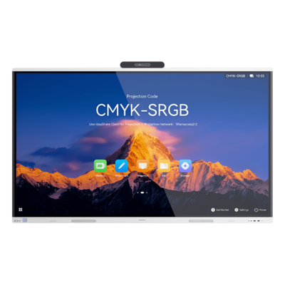 Pantalla Interactiva / 86" / 4K / Cámara Dual 4K / Zoom Óptico 5x / Wi-Fi 6 / 24 Micrófonos / Alcance 15 m (49.2 ft)
