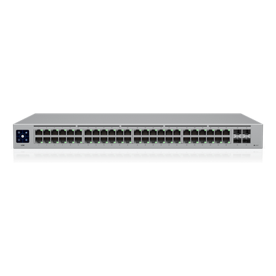 Switch Administrable Layer 2 / 48 Puertos GbE / 4 Puertos SFP 1 Gbps / Fanless / 104 Gbps / Pantalla Táctil 1.3'
