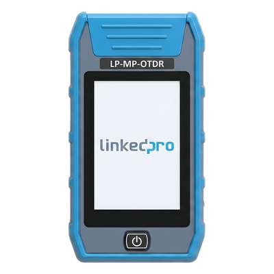 Mini OTDR para Fibra Óptica / Longitudes de Onda 1310nm y 1550nm / Rango Dinámico 24dB/22dB / Alcance de Prueba 80 km (262467 ft) / VFL 10mW / Pantalla Táctil 3.5"
