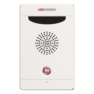 Estación de Alarma de Pánico / Audio Bidireccional / Altavoz 3W / Micrófono Omnidireccional 1 m / 2 Entradas y 2 Salidas de Alarma / IP65 IK08 / Aluminio Exterior
