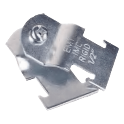 Abrazadera Unicanal / 1 1/4" (32 mm) / Galvanizada / Espesor 1.5 mm / Diámetro Exterior 42.1 mm