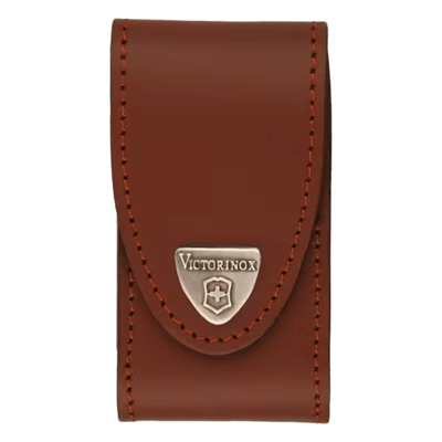 Funda de Piel / Cierre Velcro / 10 cm Alto / 0.1 kg / Color Café