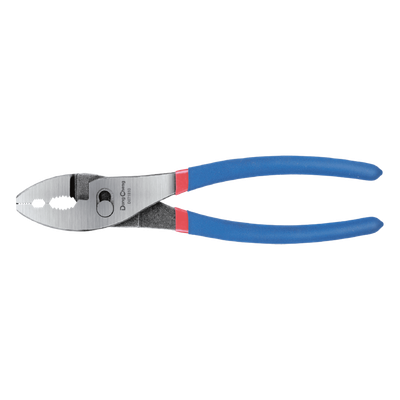 Pinza Mecánica / 8 Pulgadas / Acero al Carbono / Mordaza Dentada / Cortador de Alambre Integrado / Mango Ergonómico
