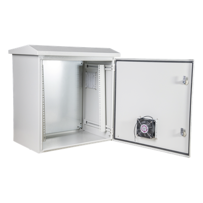 Gabinete para Rack 19" / 11U / Acero / IP55 / IK10 / Ventilación Forzada con Filtro / Exterior e Interior