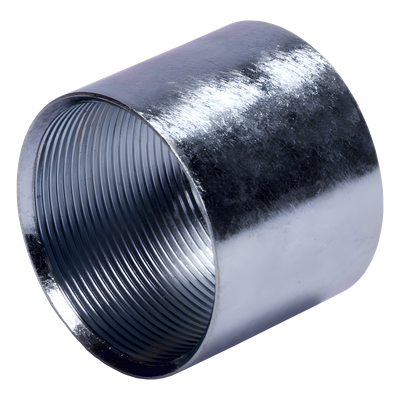 Cople para Tubo Pared Gruesa IMC / 2" (51 mm) / Acero Galvanizado / UL Listed / Etiqueta Amarilla