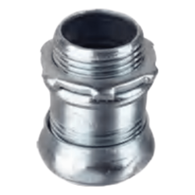 Conector de Compresión / 3/4" (19 mm) / Acero Galvanizado / UL Listed