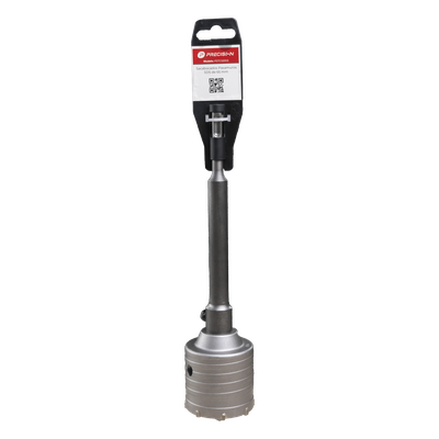 Broca Pasamuros SDS / 50 mm de Diámetro / Extensión 220 mm / Triple Filo / Carburo de Cobalto / Acero Aleado