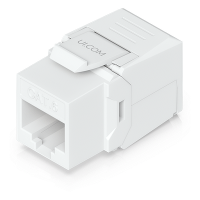 Keystone Jack / Cat6 / Terminación IDC / Snap-In / 12 Piezas
