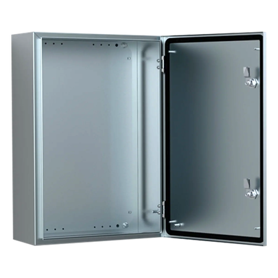 Gabinete de Acero Inoxidable / IP66 / 600x400x210 mm (23.6x15.7x8.3 in) / 2 Cerraduras / Placa Montaje 2 mm