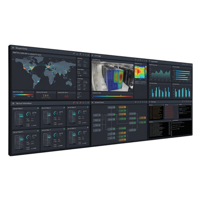 Kit de Video Wall LCD / 2x3 / 55" Full HD / 500 nits / Bisel 2.3 mm / Daisy Chain DP / 24/7