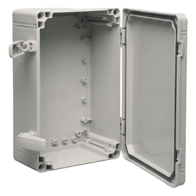 Gabinete Industrial / Tipo NEMA 4X / IP66 / ABS / 300 x 200 x 180 mm (11.81 x 7.87 x 7.09 in) / Panel Ajustable / RAL 7035