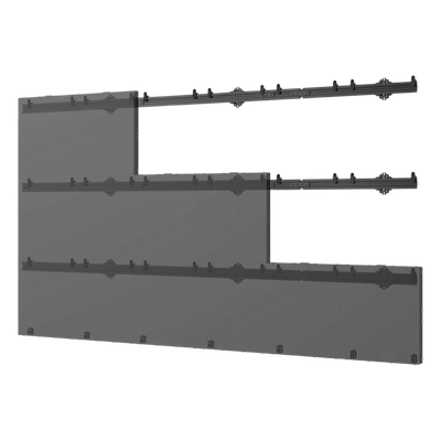 Sistema de Montaje para Videowall / Configuración 6x6 Paneles / Capacidad 409.1 kg (900 lb) / Microajuste 6 mm / Aluminio Anodizado / Hasta 162" 3.60 x 2.03 m (11.8 x 6.7 ft)