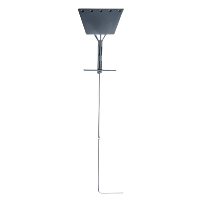 Ancla de Piso Tipo Paleta / Varilla 3/4" / Placa 1/2" (13 mm) / Longitud 195 cm (6.4 ft) / Galvanizado por Inmersión en Caliente / 22.5 kg