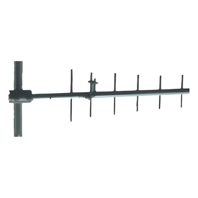 Antena Base Direccional / Yagi 6 Elementos / 470-490 MHz / 10 dB Ganancia / 32 cm x 105 cm (1.05 x 3.44 ft)