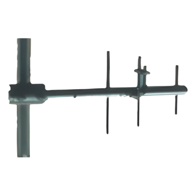 Antena Base Direccional UHF / Yagi 3 Elementos / 490-520 MHz / 7 dBi / 300W / Resistencia Viento 161 km/h (100 mph)