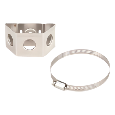 Adaptador de Sujetadores de Presión / Acero Inoxidable / Tubo 1 a 2 (25.4 a 50.8 mm) / Agujero Pasante 3/4' / Paquete 10 Piezas