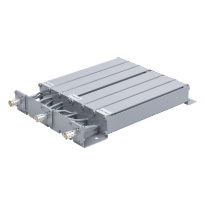 Duplexer / UHF 403-430 MHz / 6 Cavidades / 50 W / 5 MHz Separación / BNC Hembras / 80 dB Aislamiento