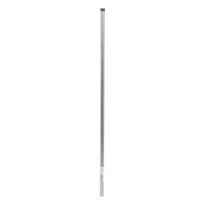Poste de Esquina para Cerca Electrificada / 1.2 m (3.9 ft) / Tubo Galvanizado Calibre 18 / Diámetro 1' / 5 Aisladores