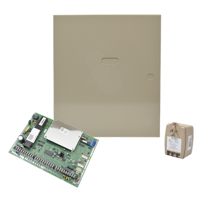 Panel de Control de Alarma / 9 Zonas Cableadas / Expansible a 87 Zonas / 8 Particiones / 75 Códigos de Usuario / Compatible Serie 5800