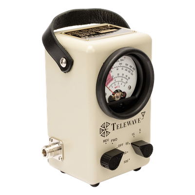 Wattmetro para Radiofrecuencia / 20-1000 MHz / 5-500 W / 6% Exactitud / Conectores N