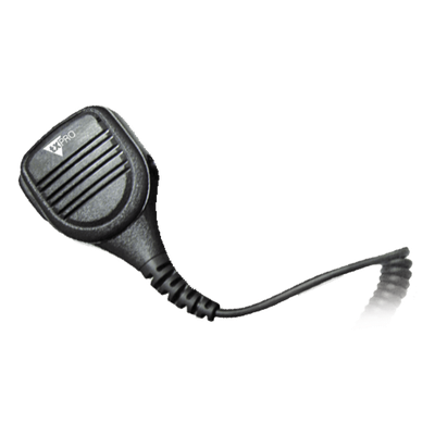 Micrófono-Bocina para Radios ICOM / IP54 / Cable Kevlar 40 kg / PTT para Guantes / Clip 360°