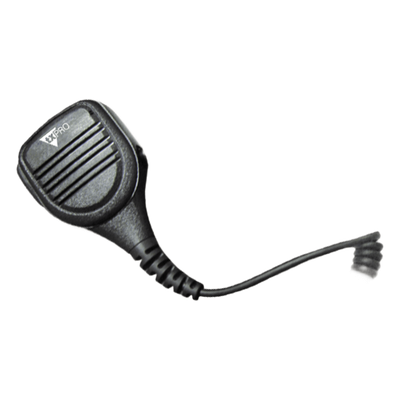 Micrófono-Bocina para Intemperie / IP54 / Cable Kevlar 40 kg / PTT Operable con Guantes / Clip 360° / Conector M09