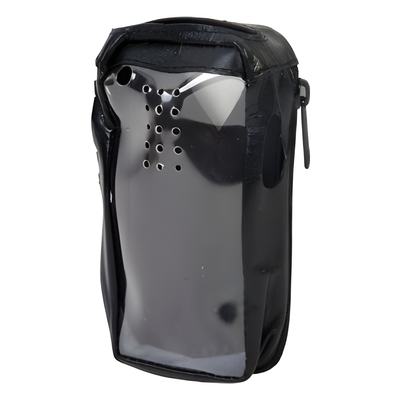 Funda de Piel Reforzada / Visor Frontal Transparente / 56x114x30.1 mm / 2.2x4.5x1.2 in / NX-220K NX-320K