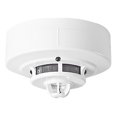 Detector de Humo y Temperatura / 4 Hilos / 12 VCC / 57 °C / Fotoeléctrico