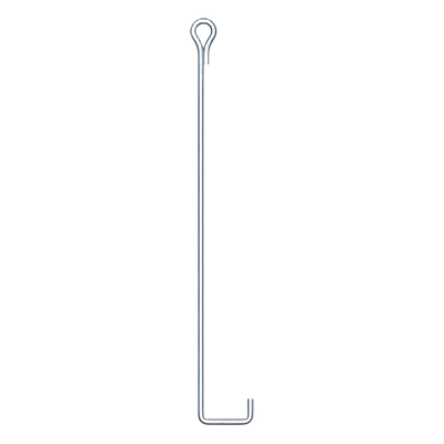 Ancla de Suelo / Ø 3/4" x 160 cm (5.25 ft) / Ojo de Llave / Galvanizado en Caliente / ASTM-36 / GMAW 5 mm
