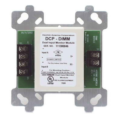 Módulo Direccional de Monitoreo / 2 Entradas Independientes / Montaje en Caja de 4" / Comunicación DCP / 127 Dispositivos por Bucle
