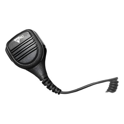 Micrófono-Bocina para Intemperie / IP54 / Cable Kevlar 40 kg / PTT para Guantes / Conector V03 / Retráctil