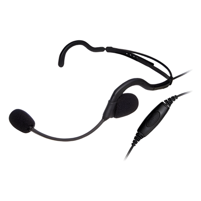 Diadema de Radio / Boom Flexible / Cable Kevlar / PTT en Línea / Uso Prolongado