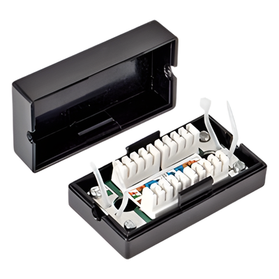 Caja de Conexión / Cat5e / IDC Krone / T568A-B / 66x36x26 mm / 2.6x1.4x1.0 in