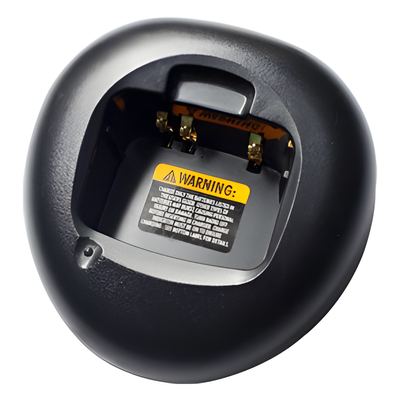 Cargador Rápido para Radio / Detección Automática de Batería / Indicador LED Multicolor / Policarbonato de Alta Resistencia / Compatible con Baterías Originales y Genéricas