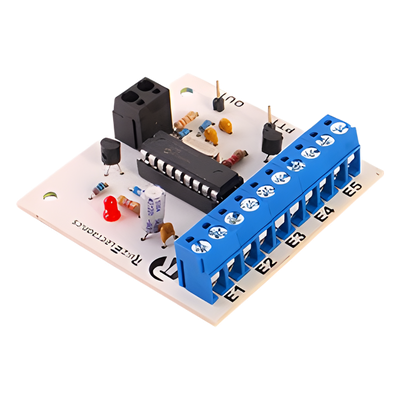 Tarjeta generadora DTMF / 12V / 5 Entradas / Control PTT / Señal Activada en Bajo