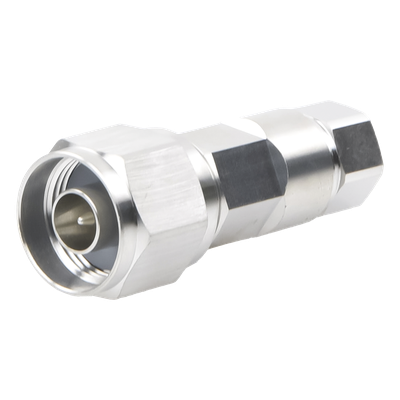 Conector Coaxial N Macho / Estilo Derecho / 50 Ohm / 0-18000 MHz / 565 Vrms / Blindaje -110 dB / Para Cable FSJ1-50A