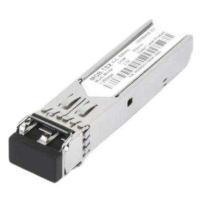 Transceptor SFP Industrial / 1000Base-SX / Fibra Multimodo LC / Alcance 550 m (1804.5 ft) / Rango -40 a 75 °C / Hot-Pluggable