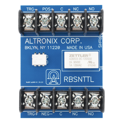 Módulo Relé Ultrasensible / Trigger 3-24VDC / Salida DPDT 1A/120VAC o 2A/28VDC / Operación 12-24VDC / Consumo 45 mA