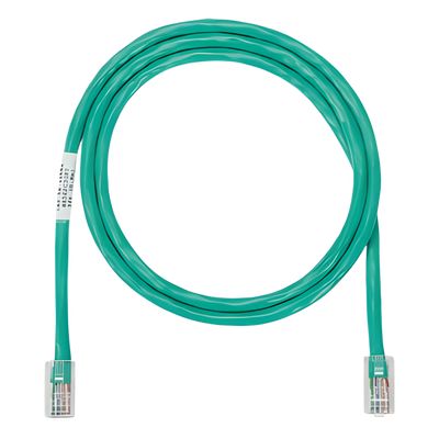 Cable de Parcheo UTP / Categoría 5e / 0.91 m (3 ft) / 24 AWG / PoE / Verde