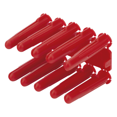 Taquete de Anclaje / 1/4" / Doble Expansión Multidireccional / Carga 60 kg / HDPE Resistente / Paquete 100 Piezas