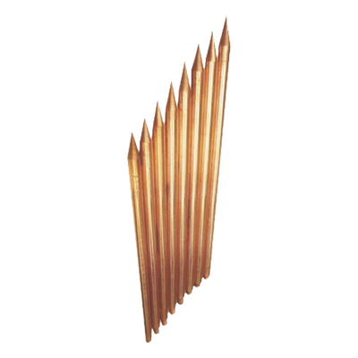 Varilla de Puesta a Tierra / Acero AISI 1018 / Recubrimiento de Cobre Electrolítico / Diámetro 3/4" / Longitud 3 m (9.8 ft)