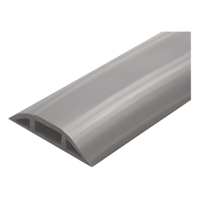 Canaleta flexible de piso / PVC autoextinguible / 100kg carga / 305mm² / 2.5m (8.2ft) / -20°C a +80°C