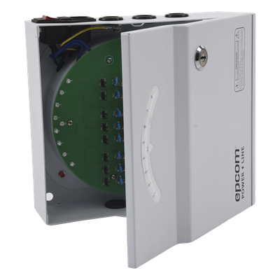 Fuente de Alimentación Profesional / 24 Vca / 8 A / 8 Canales / Protección 5 kA / Entrada 110 Vca