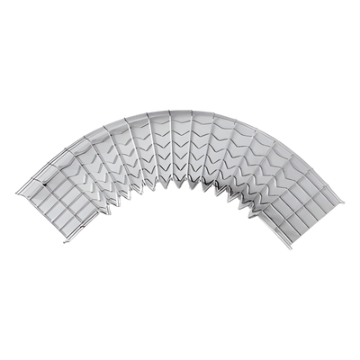 Curva Horizontal Pre-Fabricada / 90° / Peralte 66 mm / Ancho 300 mm / Electrozinc 15-20 micras / Interior